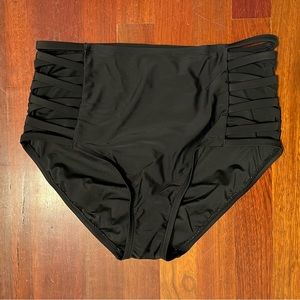 Coastal Blue | Strappy Swim Bottoms